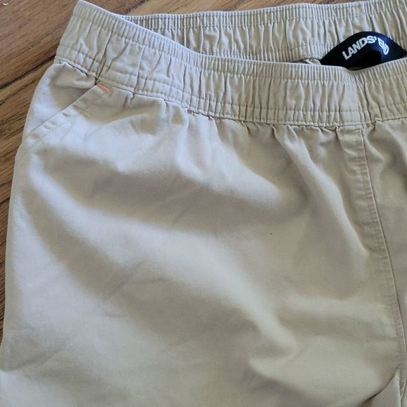 Lands End Girls khaki shorts size 10/12 plus girls - Picture 2 of 4